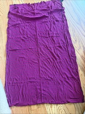 Express Pink and Black Striped Wrap scarf soft rayon